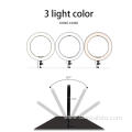 6"8"10" Led Plastic Black Mini Ring Light